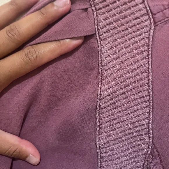 We The Free Free People Purple Button Down Shirt Size XL - Picture 5 of 6